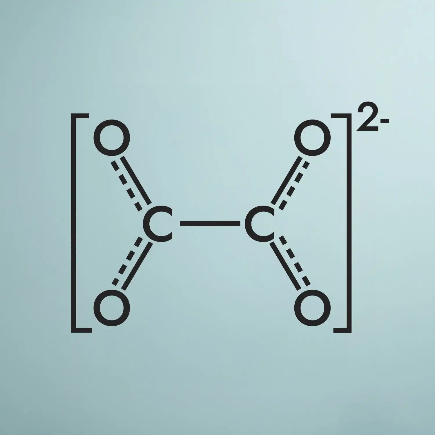 Illustration of the oxalate molecule