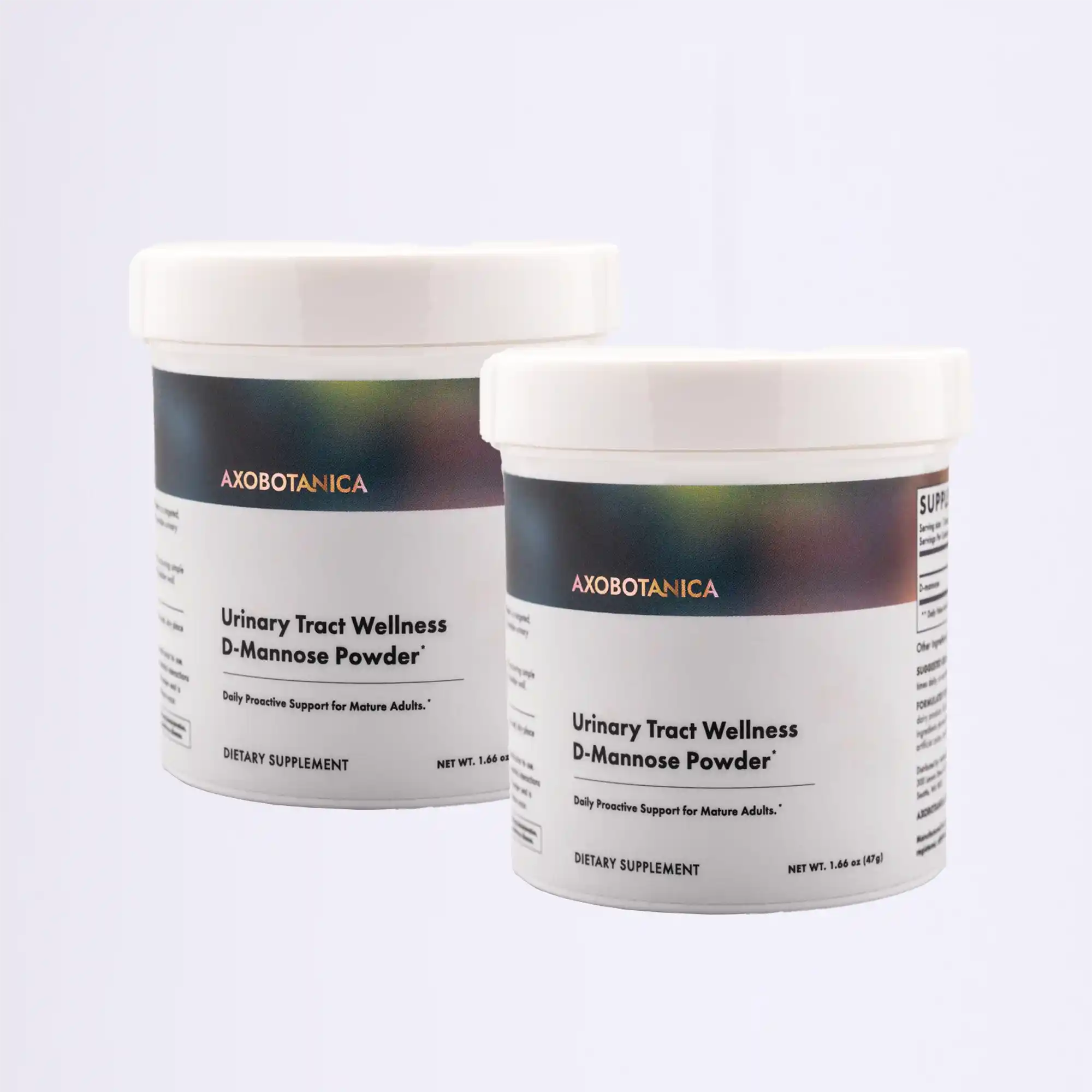 Urinary Tract Wellness D-Mannose Powder Two Jar Bundle