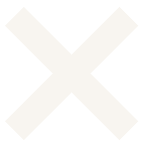 A very light cream-colored 'X' placeholder graphic on a white background.
